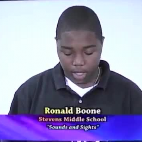 "Sounds and Sights" by Ronald | 2011 7GP 7th Grade Poetry Contest 