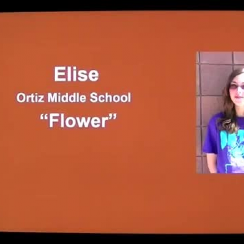 Flower The 2013 7GP 7th Grade Poetry Contest 
