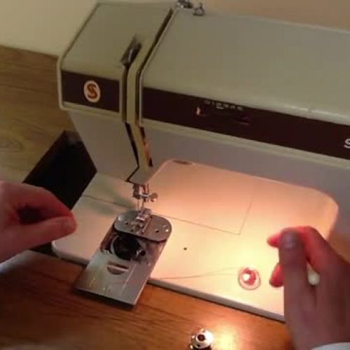 Singer Machine 935 Threading the Sewing Machi