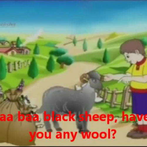 baa baa black sheep with titles