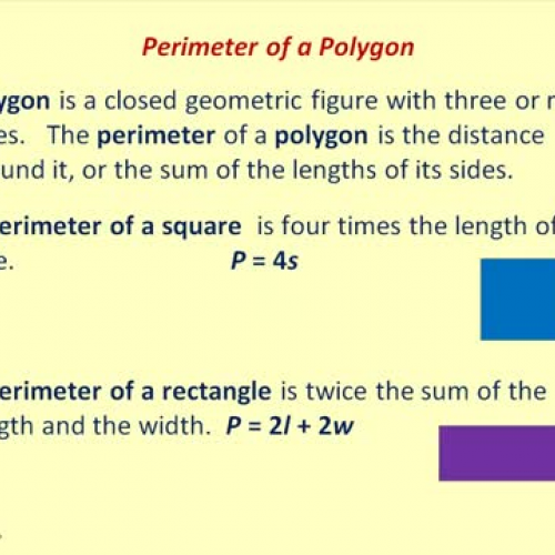 Geometric Formulas