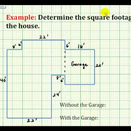 House Sq Ft Example