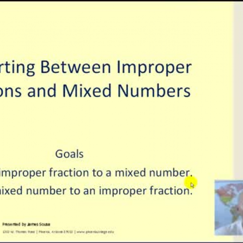 Improper Mixed Fractions