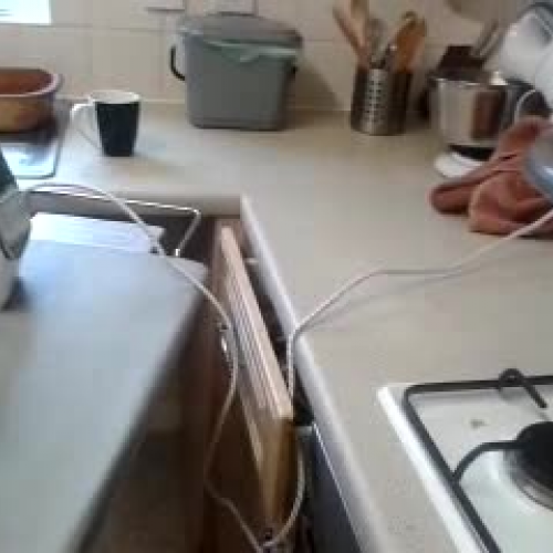 Ironing a plain T shirt