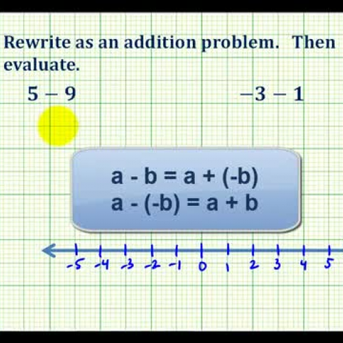 Integer Subtract Ex1