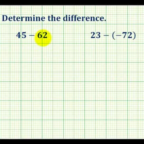 Integer Subtract Ex2