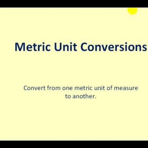 Metric Conversion