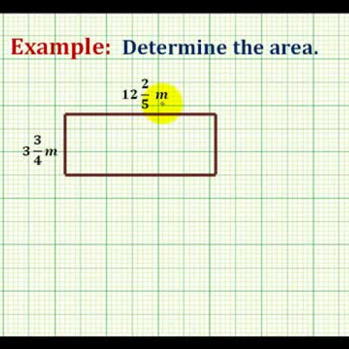 Mixed Number Rect Area Example