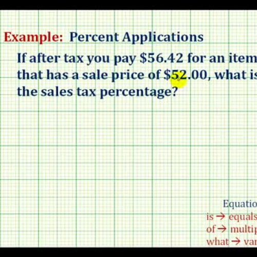 Percent App Tax Ex