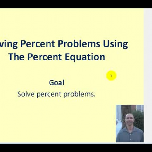 Percent Equation