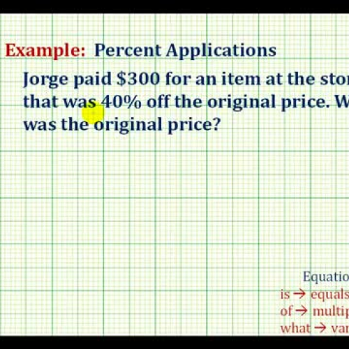 Percent Original Price After Sale Ex