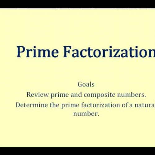 Prime Factors