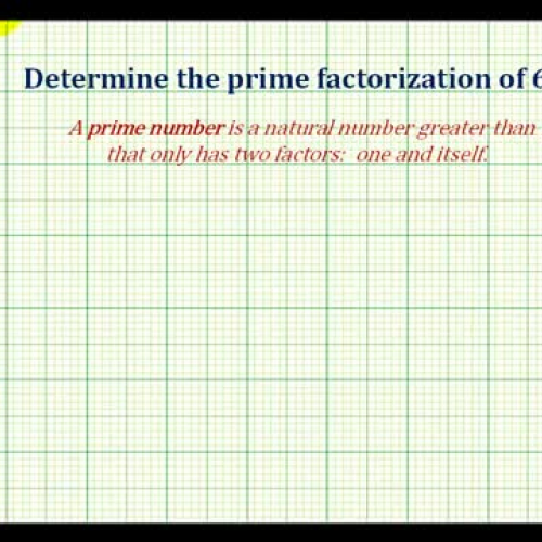 Prime Factors Ex3