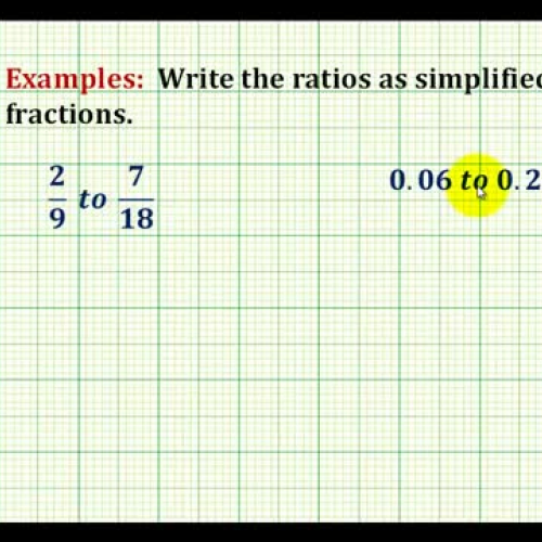 Ratio To Fraction Ex2