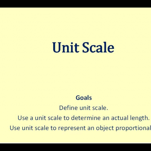 Unit Scale