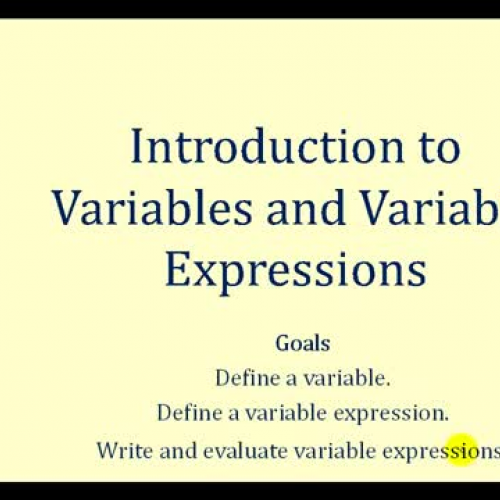 Variables Express Intro