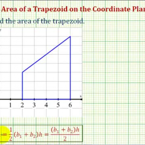 Area Trapezpoid Coordinate Plane Ex
