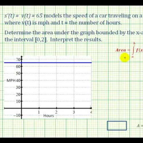 Area Under Curve Geometric Ex1