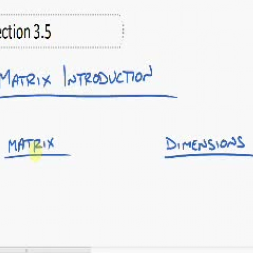 Section 3.5 - Part 1