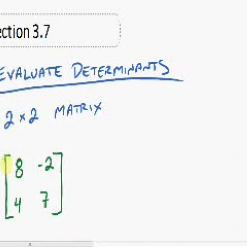 Section 3.7 - Part 1
