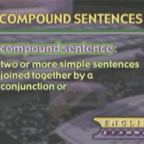 Dufour BM #1 Review Compound Sentences 