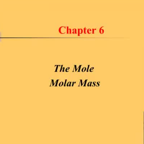 Notes - Moles HC