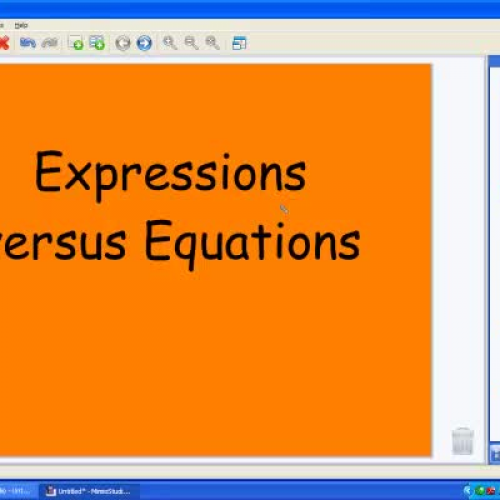 Expressions and Equations