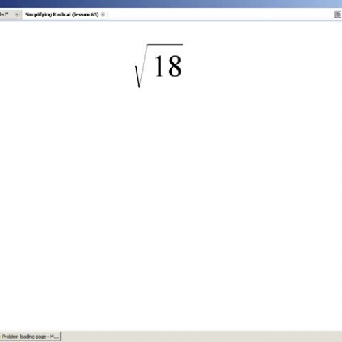 Simplifying Radicals (63)
