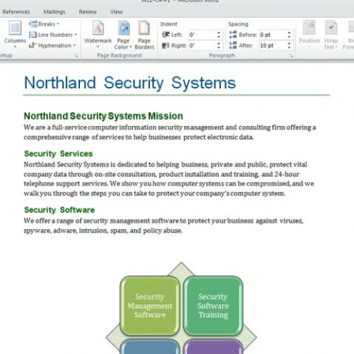 Word Level 2 Chapter 4 Project 1D &amp; 1E Pa