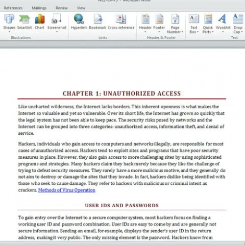Word Level 2 Chapter 4 Project 3D-Page 149