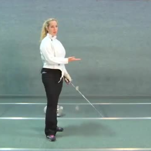 Fencing tips Sweeping hit to the chest with M