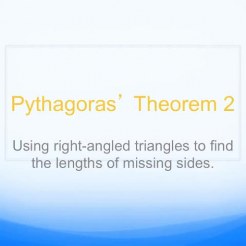 Pythagoras Theorem 2