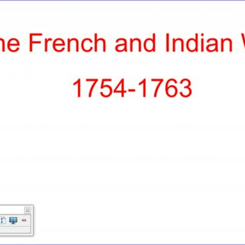 French and Indian War Video