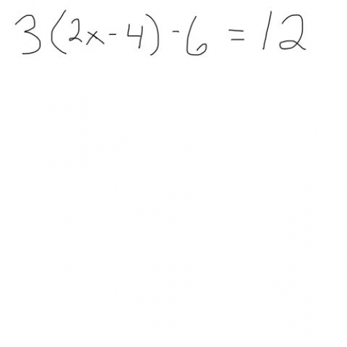 Equations with Distribution