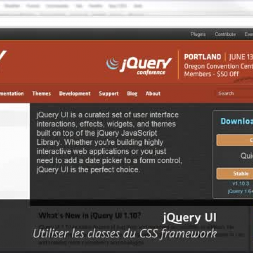 jQuery UI : Utiliser les classes du CSS frame