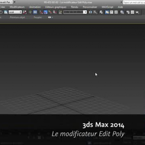 3ds Max 2014 : Le modificateur Edit Poly
