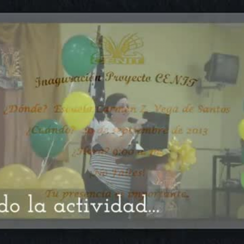 INAUGURACI?N CENIT EN ESCUELA CARMEN Z VEGA A