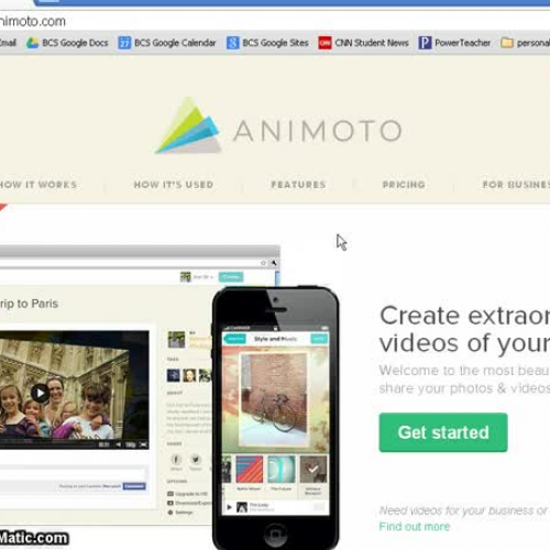 Animoto Tutorial