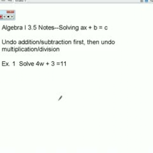 Alg I 3.5 lesson_x264