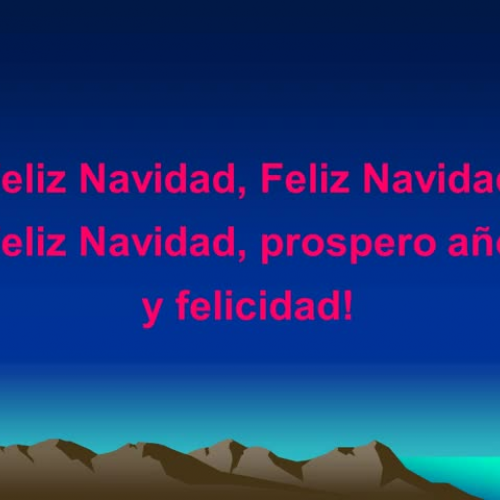 Feliz Navidad (vocals)