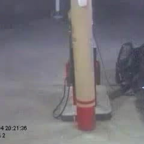 Static Causes Gas Station Fire