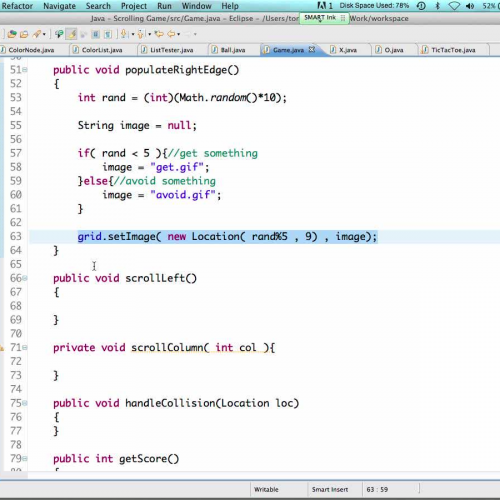 Scrolling Game: Step 4