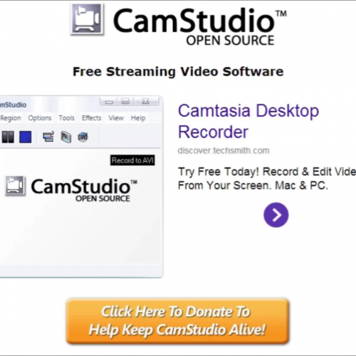 Creating Screencast Videos using CamStudio