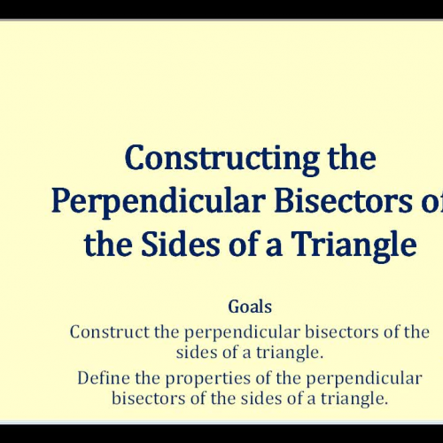 Construct Perp Bisect Tri
