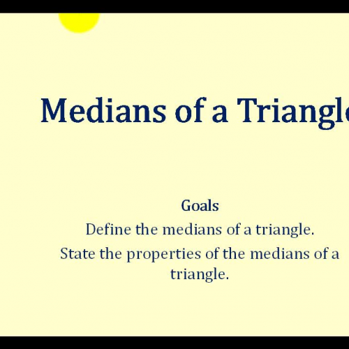 Medians Triangle