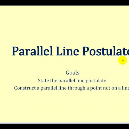 Parallel Line Post Construct