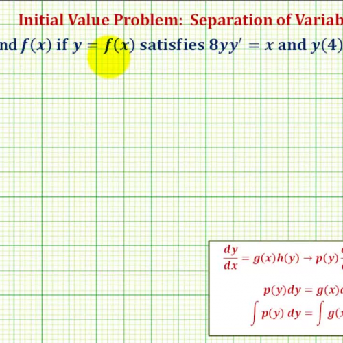 D E I V P Sep Of Var Squar Root Ex