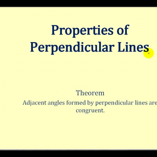 Perp Line Properties1