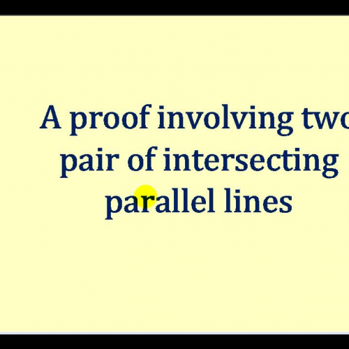 Proof2 Pair Parallel Lines