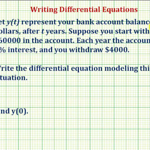 D E Write Equation Bank Acct Ex